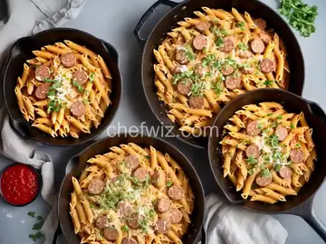 Cheesy Sausage Pasta