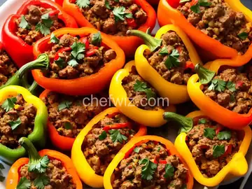 Cheesy Sausage-Stuffed Mini Peppers