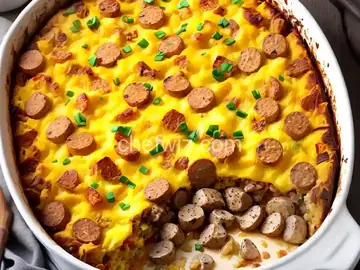 Cheesy Sausage and Potato Breakfast Casserole