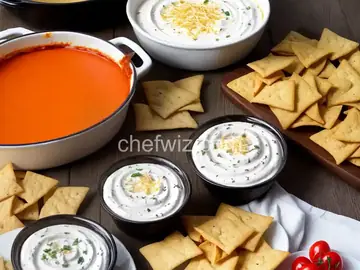 Cheesy Sour Cream and Salsa Dip