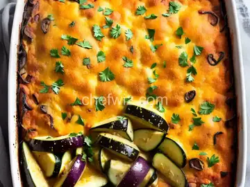 Cheesy Zucchini-Eggplant Bake