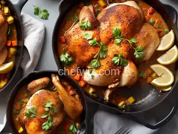 Chef John's Chicken Under a Brick