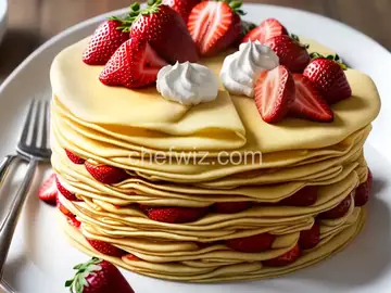 Chef John's Strawberry Crepe Cake