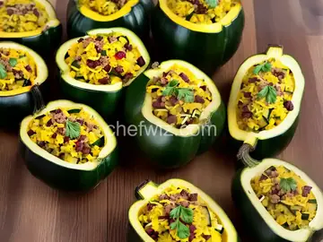 Chef John's Stuffed Summer Squash
