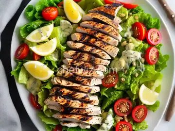 Chef's Salad with Grilled Chicken and Black Pepper Ranch