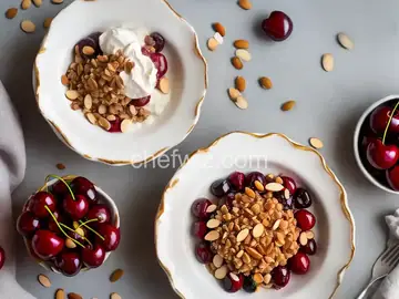 Cherry Almond Crisp