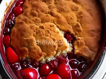 Cherry Cobbler in the Slow Cooker