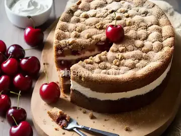 Cherry Crunch Cake