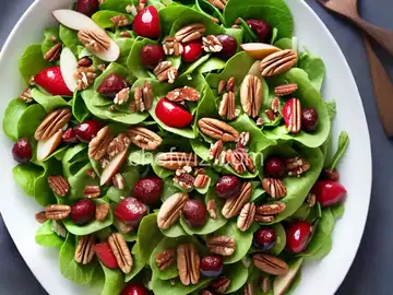 Cherry, Pear, and Pecan Salad