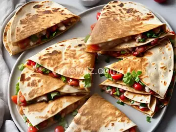 Cherry Wood-Smoked Chicken Breast Quesadillas with Pico de Gallo