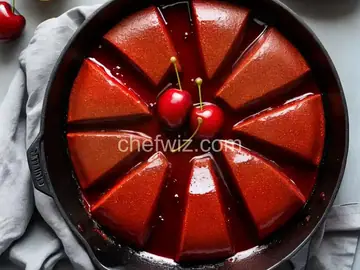 Cherry bourbon glaze