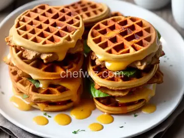 Chicken & Waffle Breakfast Sandwich