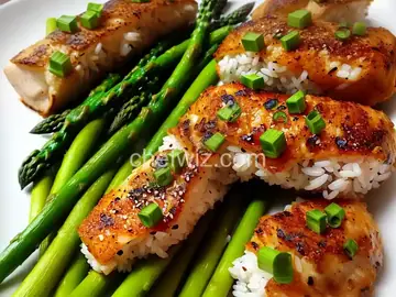 Chicken-Asparagus Negimaki