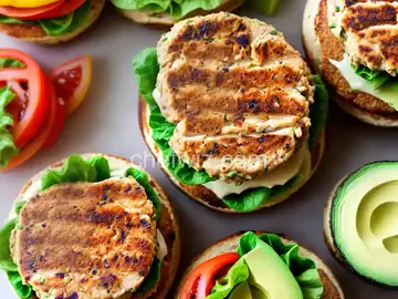 Chicken Avocado Burgers