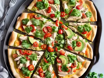 Chicken Avocado Pizza