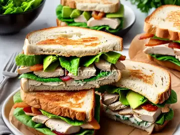 Chicken Avocado and Bacon Sandwich