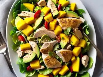 Chicken, Avocado and Mango Salad