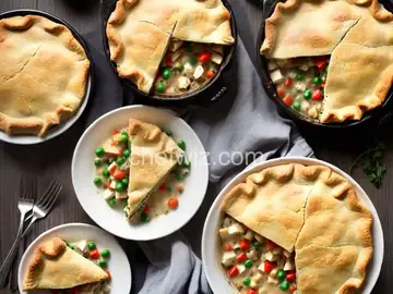 Chicken Breast Pot Pie with Cauliflower Crust