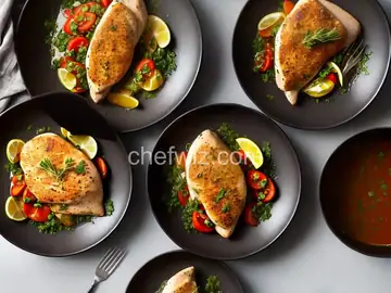 Chicken Breasts with Herb Basting Sauce
