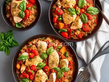 Chicken Cacciatore Rice Bowl