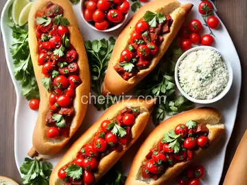 Chicken Cacciatore Subs