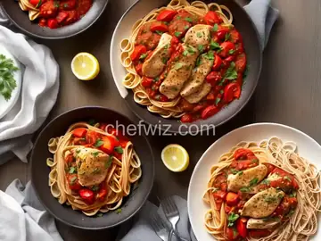 Chicken Cacciatore and Pasta