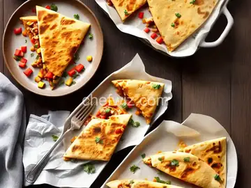 Chicken Chili Sheet Pan Quesadilla