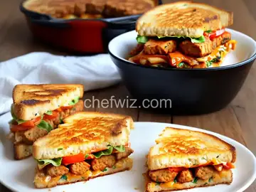 Chicken Chorizo Patty Melt