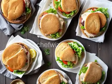 Chicken Cordon Bleu Sandwiches