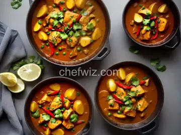 Chicken Curry with Potatoes and Lemongrass