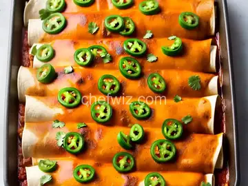 Chicken Enchiladas with Roasted Tomatillo Chile Salsa