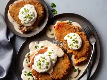 Chicken Fried Steak with White Gravy