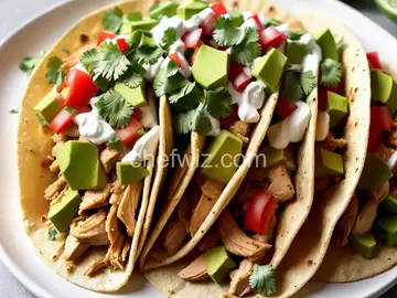 Chicken Green Chile Tacos Recipe