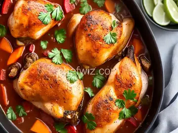 Chicken In A Pot With Orzo