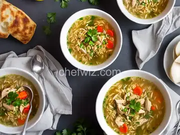 Chicken Lemon Orzo Soup
