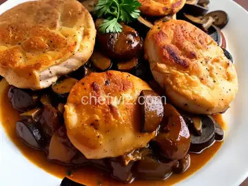 Chicken Marsala with Portobello Mushrooms