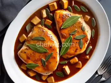 Chicken Marsala with Sage