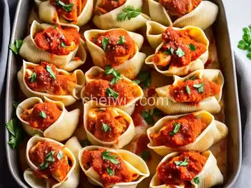 Chicken Parm Stuffed Shells