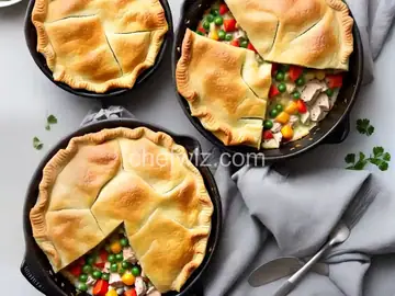 Chicken Pot Pie Toast