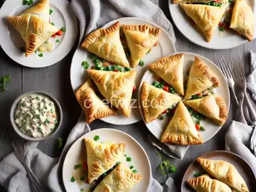 Chicken Pot Pie Turnovers