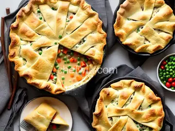 Chicken Pot Pie with Crescent Rolls