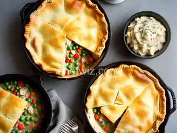 Chicken Pot Pie with Mashed Potatoes