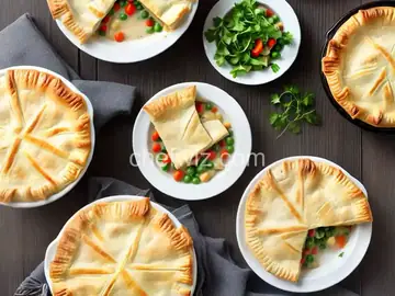 Chicken Pot Pie with Puff Pastry