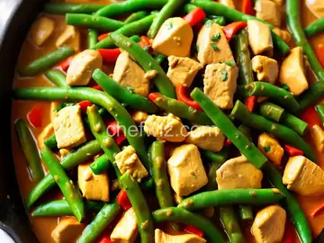 Chicken Red Curry Stir-Fry With Green Beans Recipe