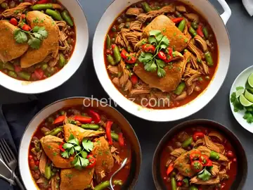 Chicken Ropa Vieja