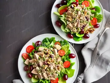 Chicken Salad with Grapes and Walnuts