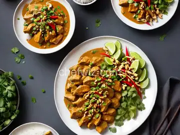 Chicken Satay with Peanut Sauce