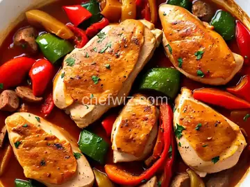 Chicken Scarpariello (Braised Chicken With Sausage and Peppers)