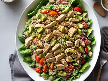Chicken, Sesame and Quinoa Salad