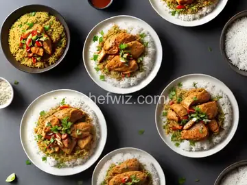 Chicken Shakriyeh with rice